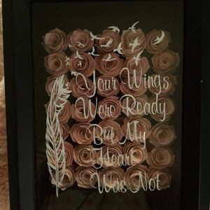 Brand new handmade shadow box